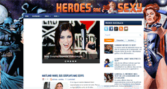 Desktop Screenshot of heroesaresexy.com